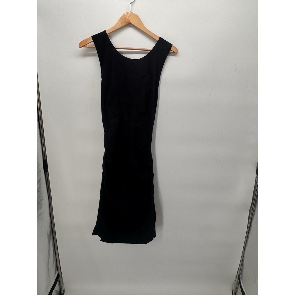 Nicole Miller New York Women's 10 Back Linen Midi Tank Wrap Dress Whismygoth